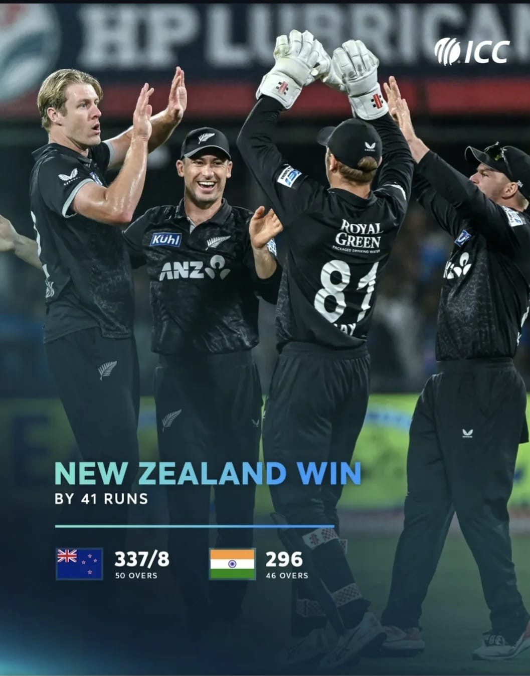 होलकर का किला ढहा: न्यूज़ीलैंड ने भारत को 2-1 से हराकर जीती वनडे सीरीज़