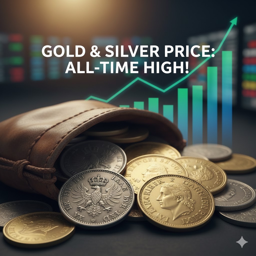 सोने-चांदी की कीमतों में ऐतिहासिक उछाल: चांदी ₹3 लाख के पार, जानें दिल्ली समेत बड़े शहरों के ताजा भाव