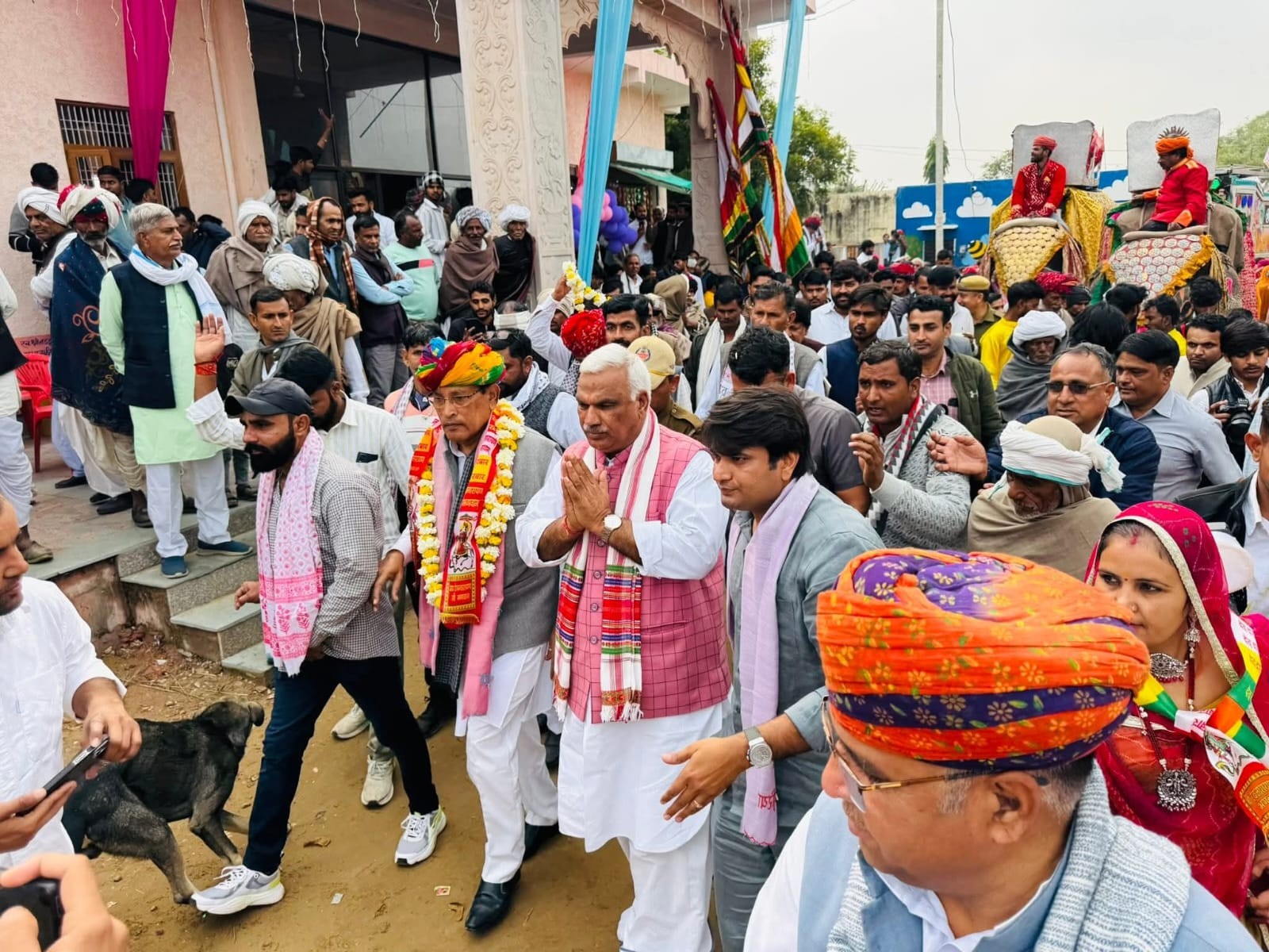 देवधाम जोधपुरिया में भगवान देवनारायण जन्मोत्सव पर तीन दिवसीय लक्खी मेला शुरू, शोभायात्रा में उमड़ा जनसैलाब